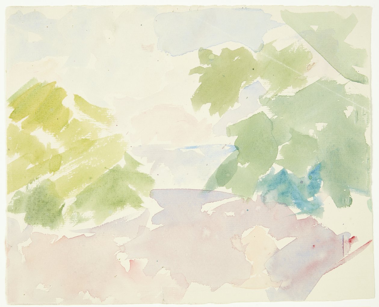 Estudio de color para la imagen de Langelinie de Edvard Weie