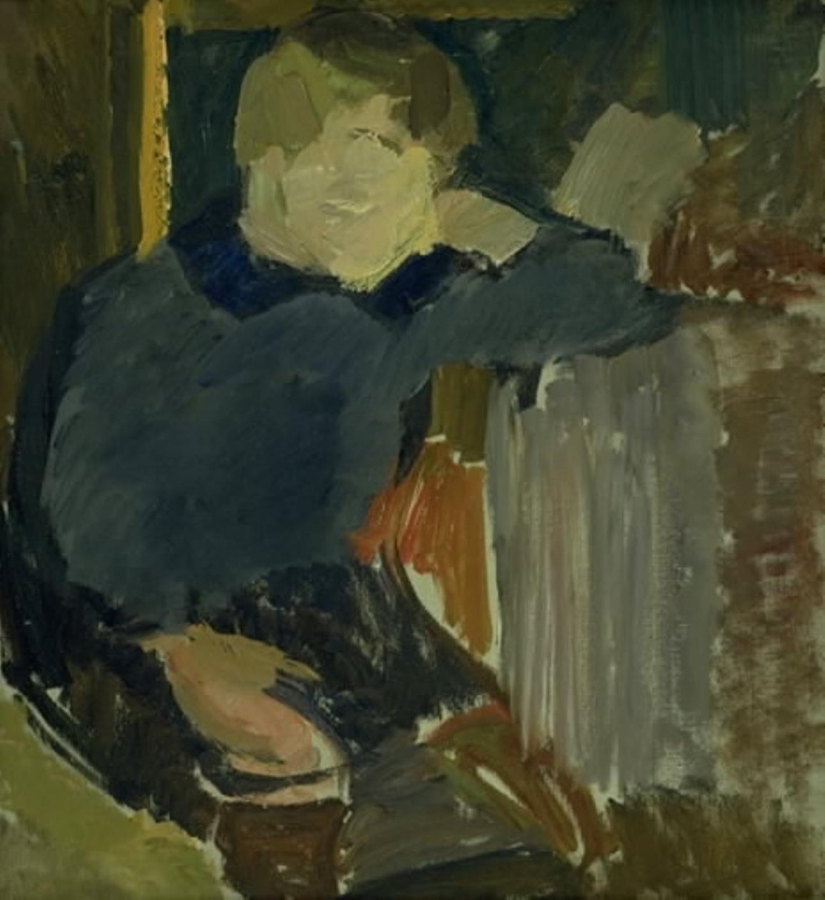 Retrato de un niño de Edvard Weie