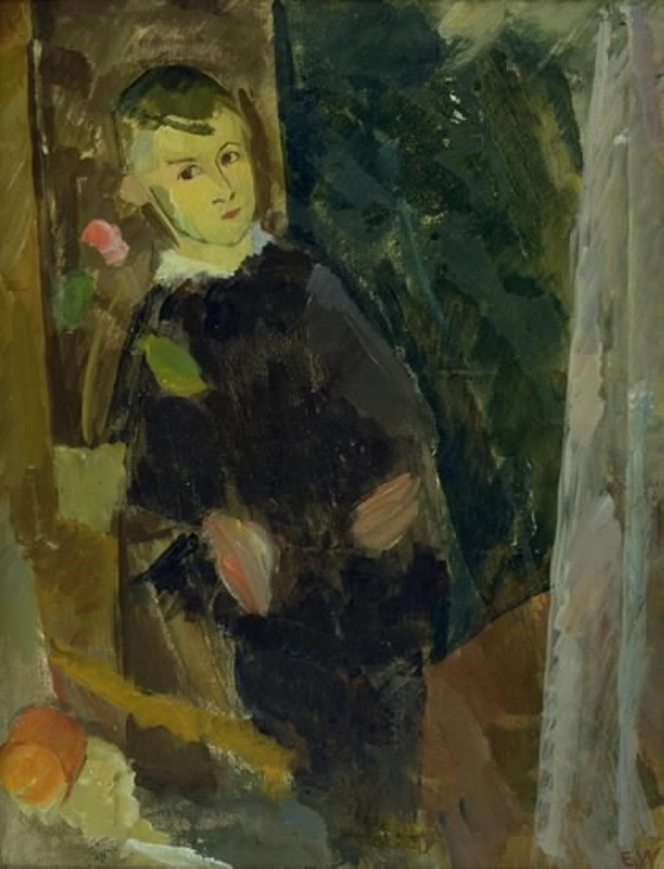 Retrato de un niño de Edvard Weie
