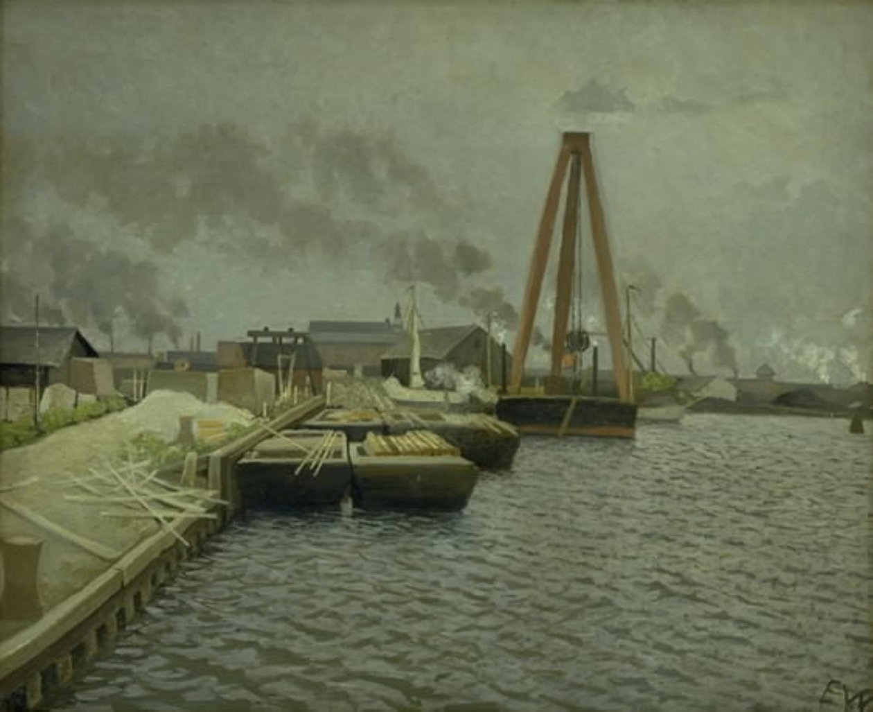 Refshaleøen. El Puerto de Copenhague de Edvard Weie
