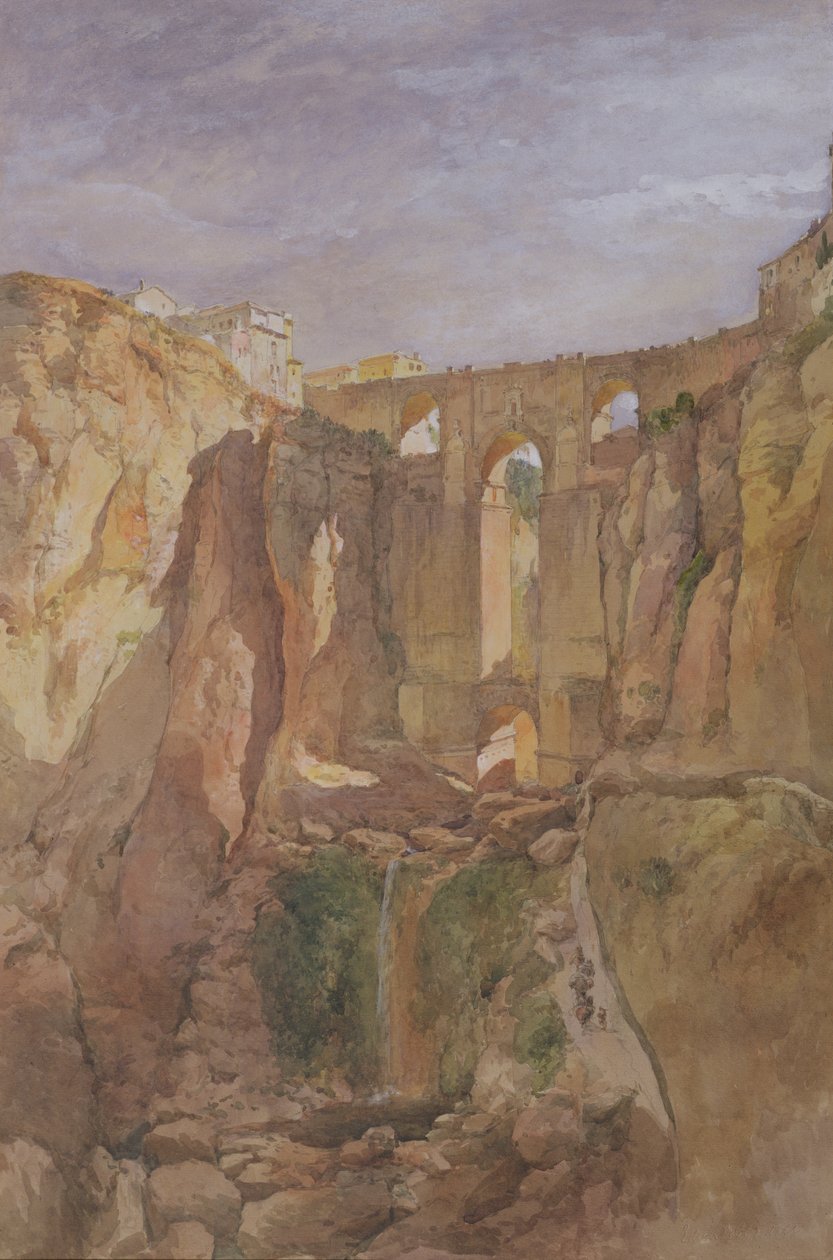 La garganta, Ronda, España de Edward Angelo Goodall