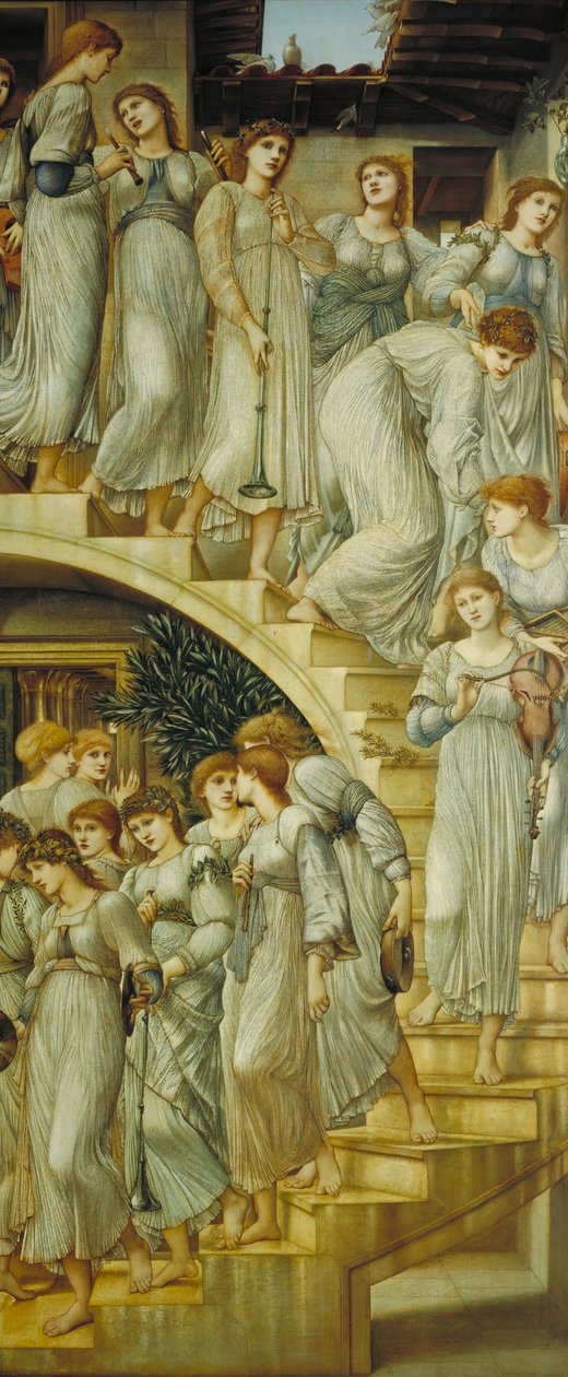Las Escaleras Doradas de Edward Burne Jones