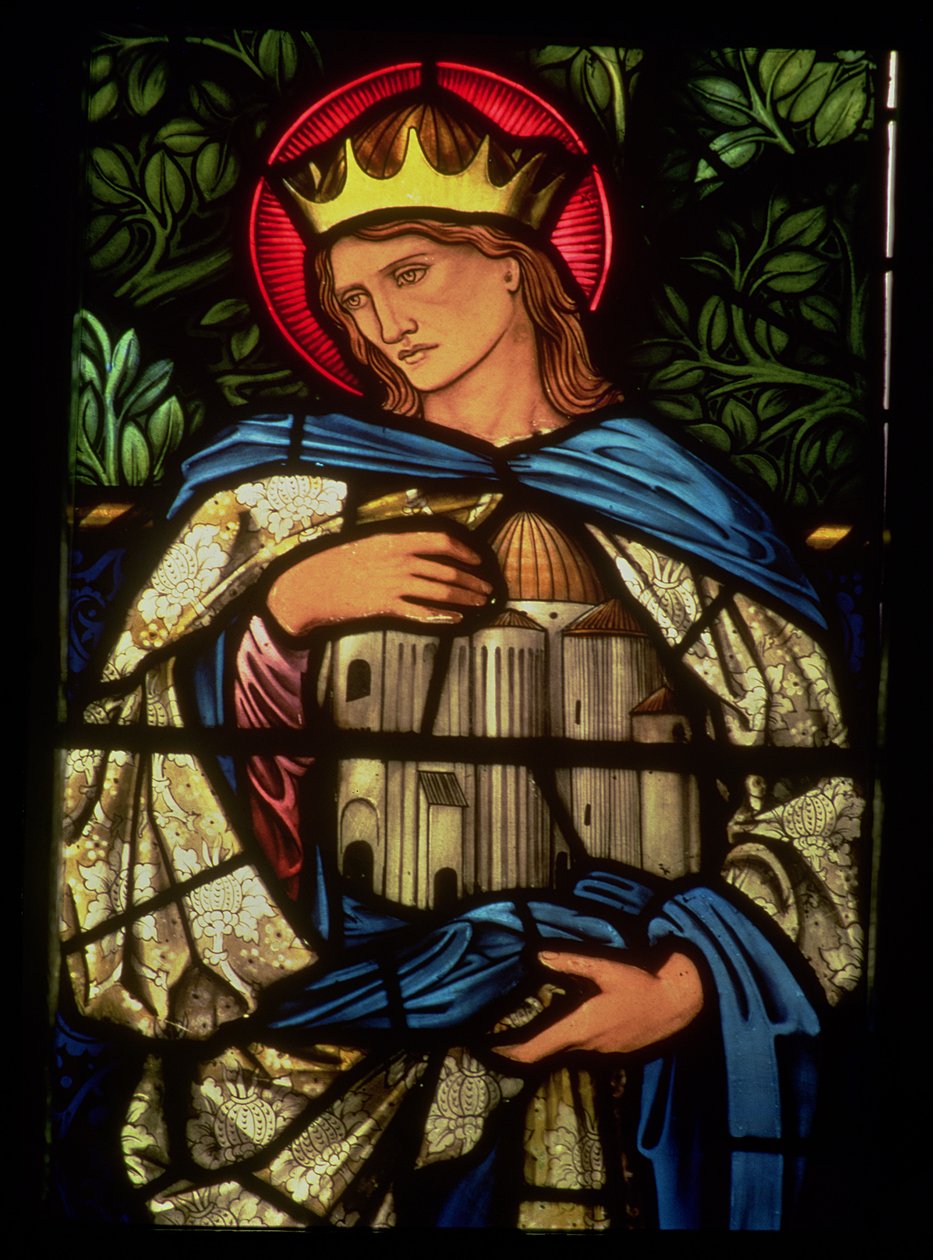 El rey Salomón sosteniendo el templo, 1890 de Edward Burne Jones