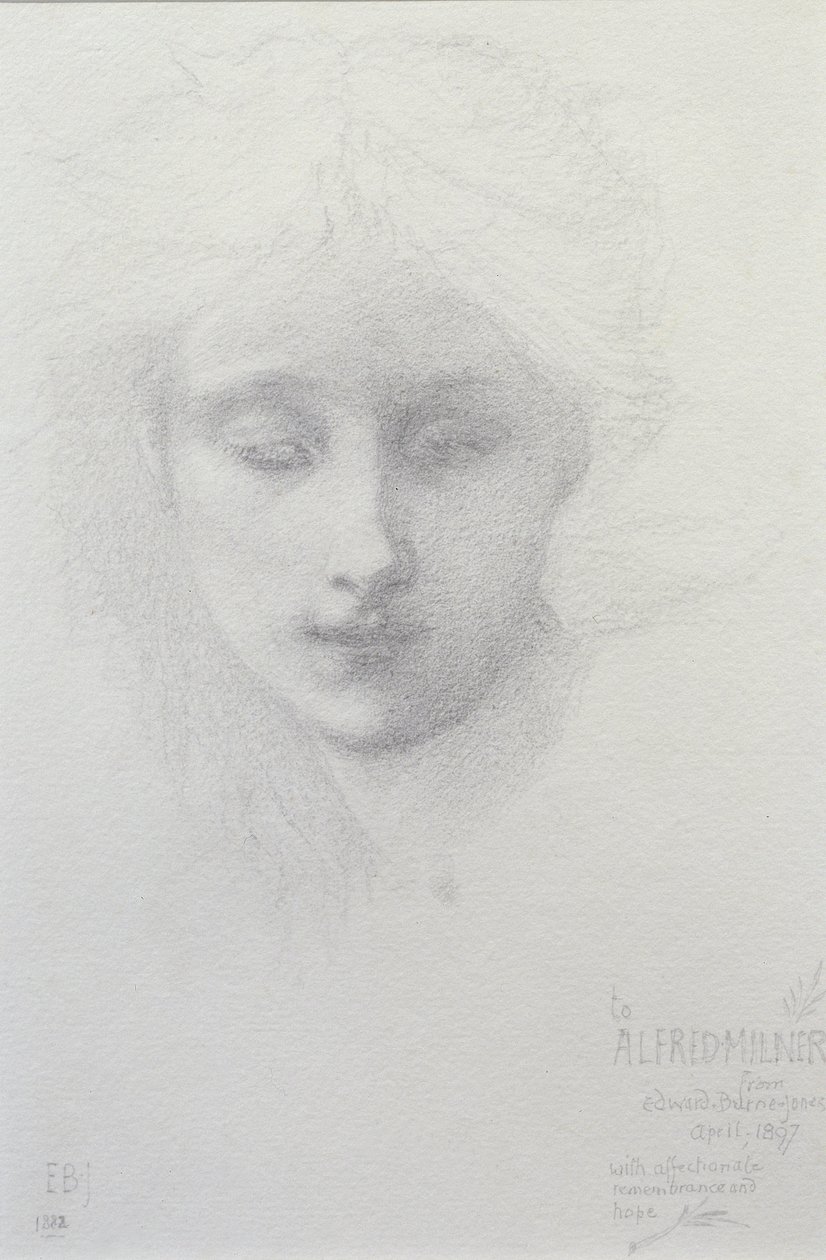 Lady Violet Milner, 1882 de Edward Burne Jones