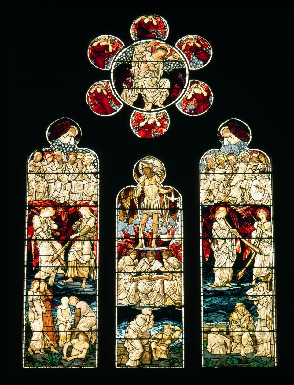 El Juicio Final, 1874-75 (vidriera) de Edward Burne Jones