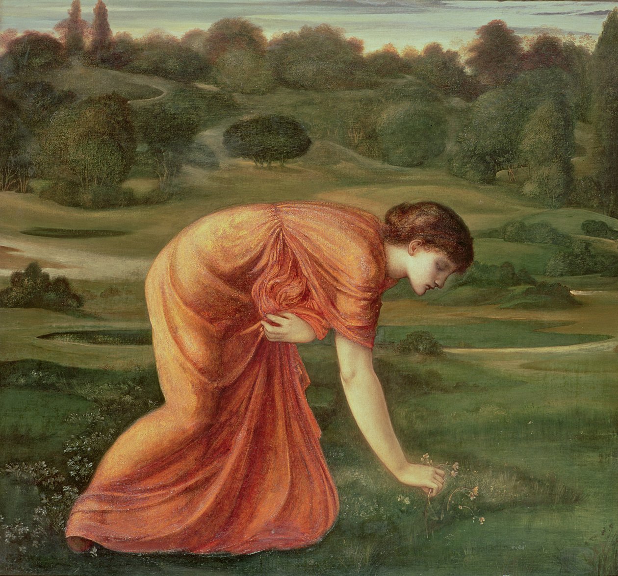 La caléndula, c.1870 de Edward Burne Jones