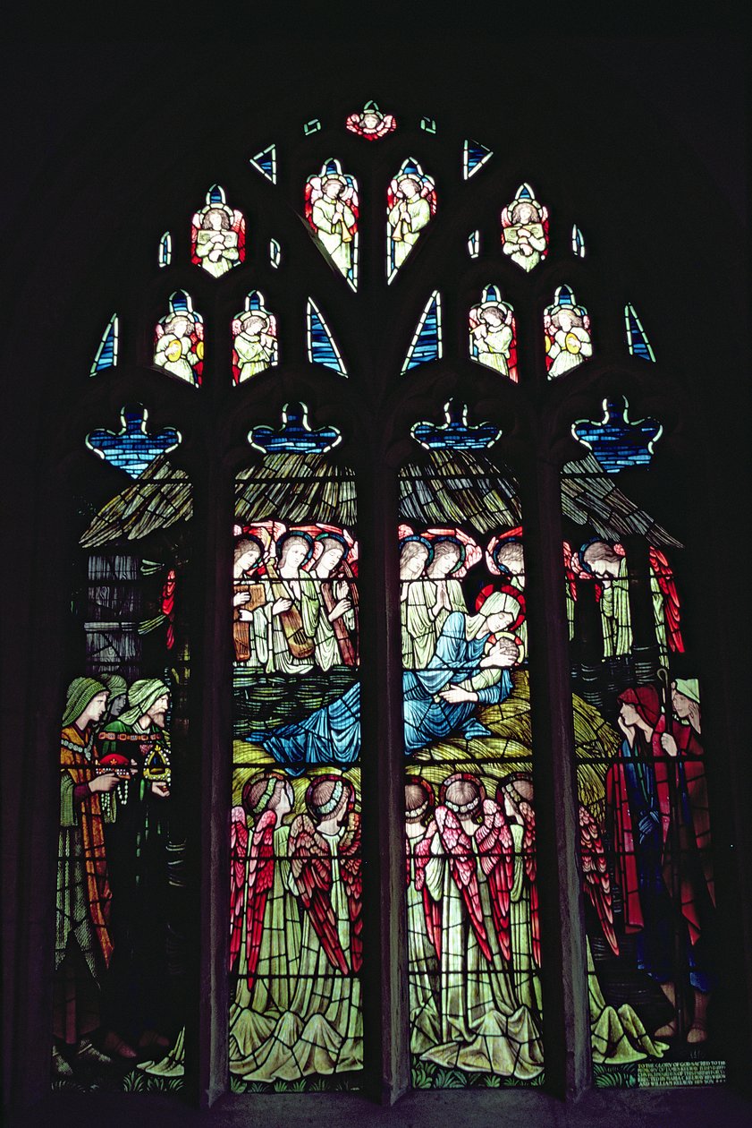 La Natividad de Edward Burne Jones