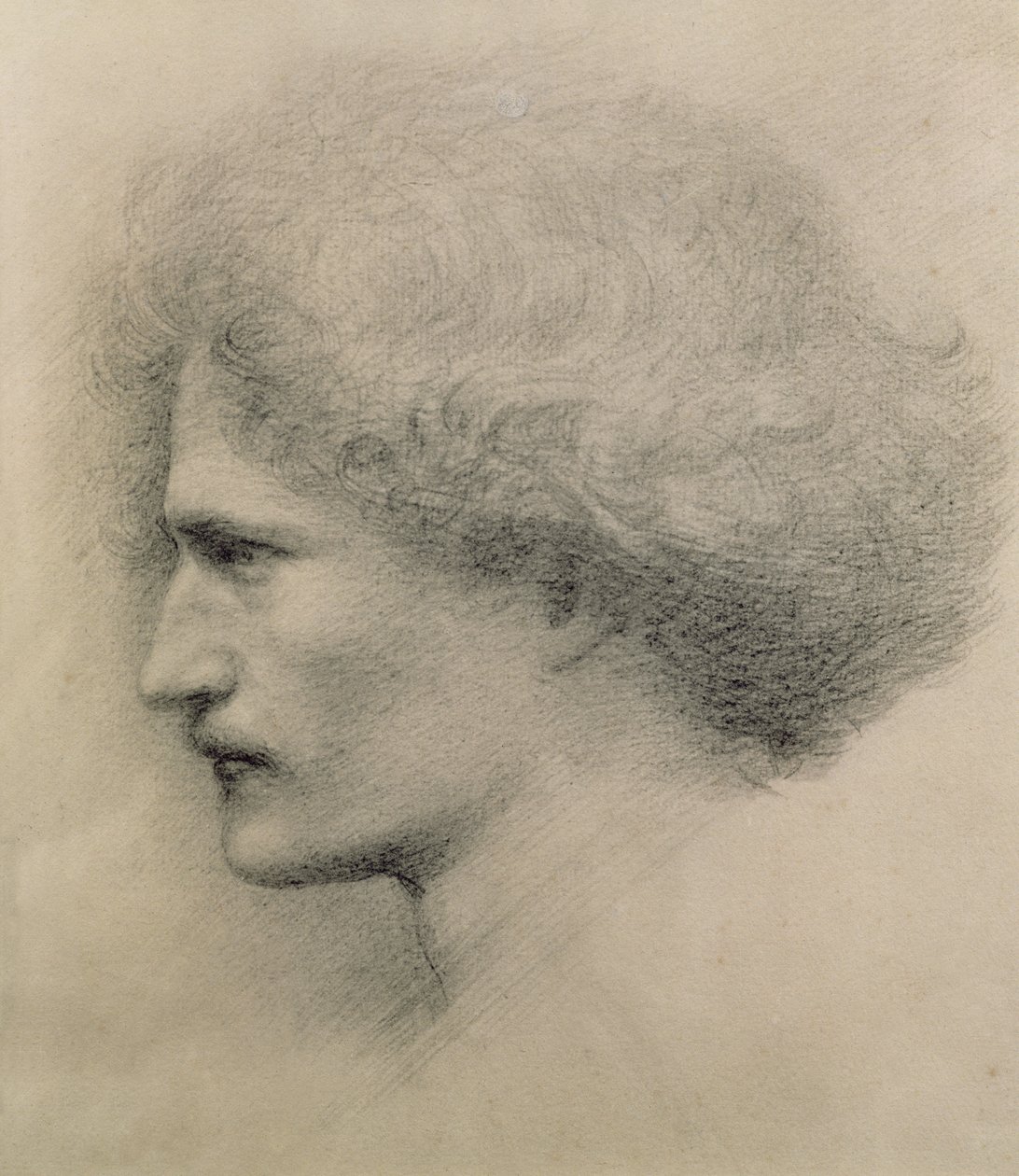 Retrato de Ignacy Jan Paderewski, grabado por Frederick Hollyer de Edward Burne Jones