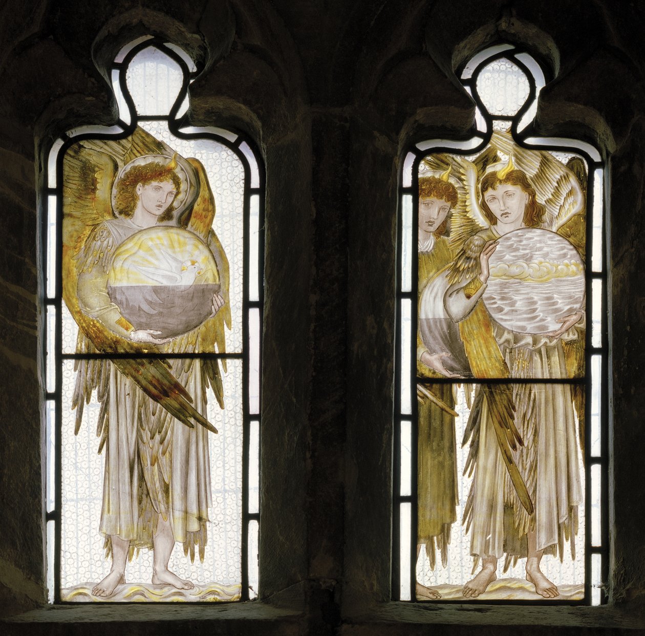 Los Días de la Creación (detalle) de Edward Burne Jones