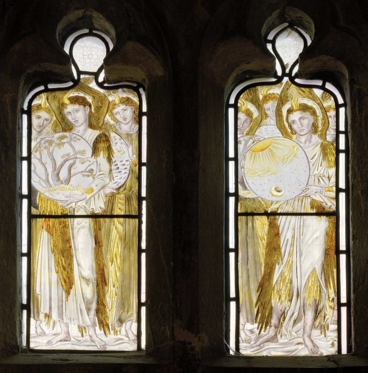 Los Días de la Creación (detalle) de Edward Burne Jones