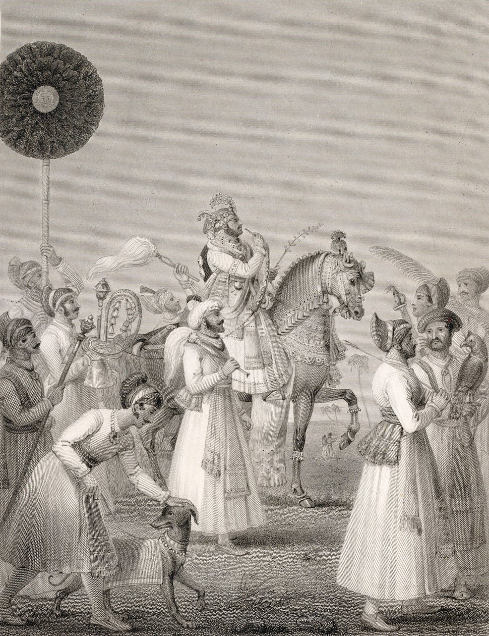 Maharana Bhim Singh de Udaipur, (r. 1778-1828) de Edward Francis Finden
