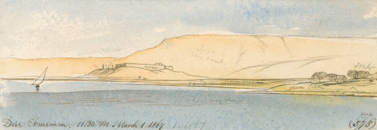 Deir Ekhmim de Edward Lear