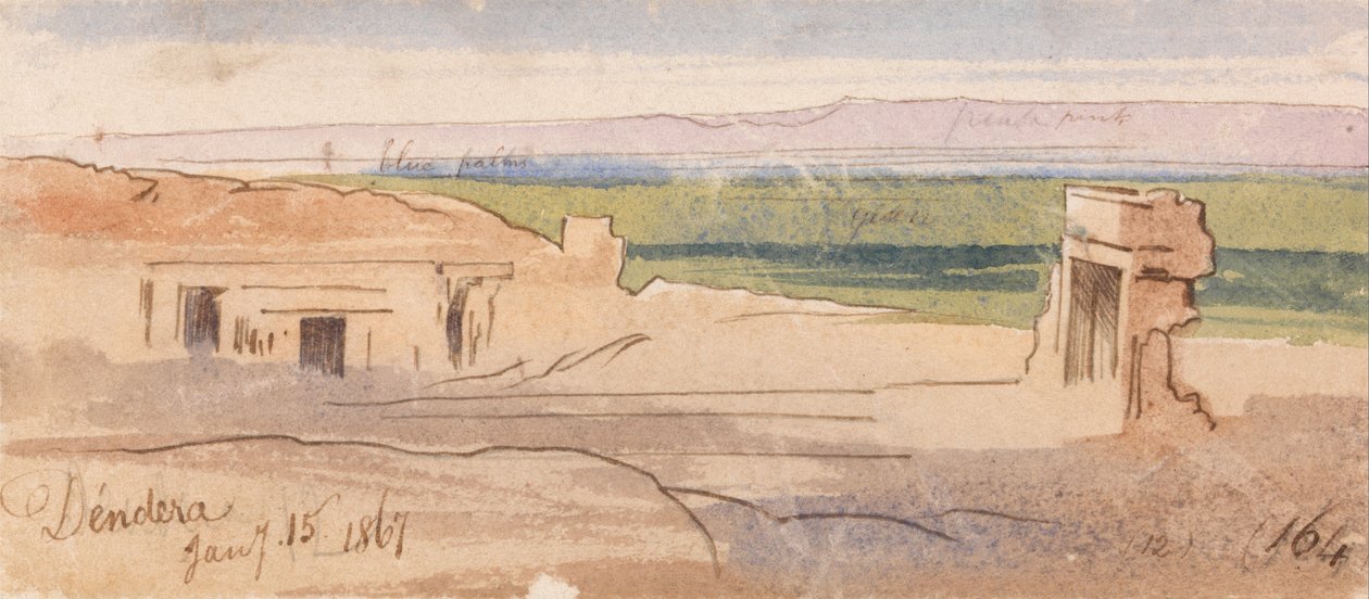 Dendera 164 de Edward Lear