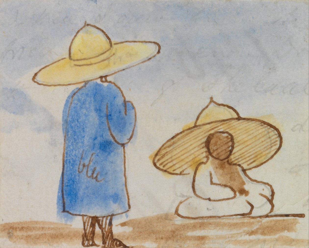Hombres egipcios de Edward Lear