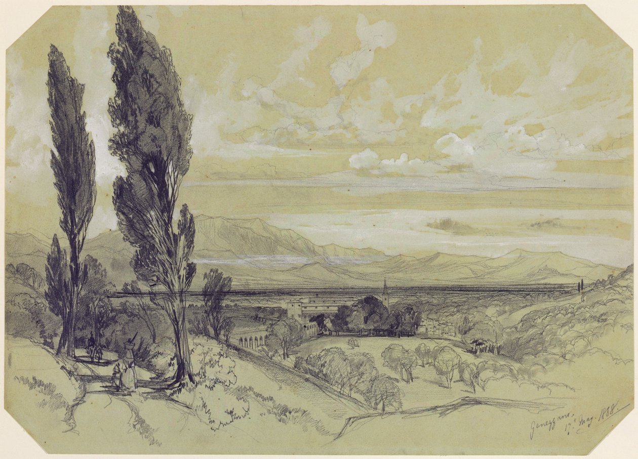 Genezzano, 17 de mayo de 1838 de Edward Lear