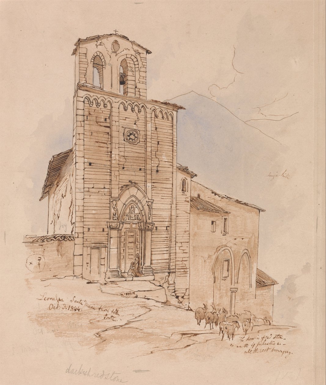 Leonessa, 3 de octubre de 1844 de Edward Lear