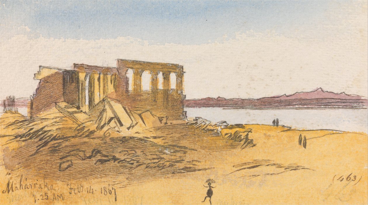 Maharraka, 7:25 am, 14 de febrero de 1867 de Edward Lear