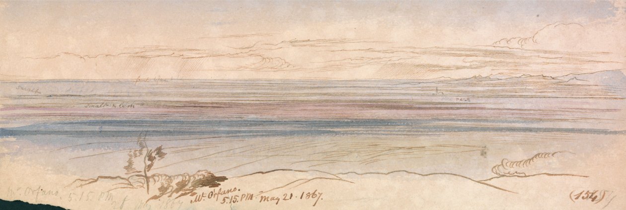 Monte Orfano de Edward Lear