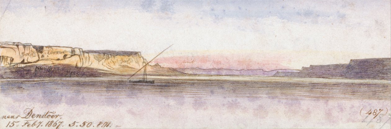 Cerca de Dendour de Edward Lear