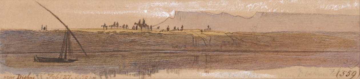 Cerca de Dishna de Edward Lear