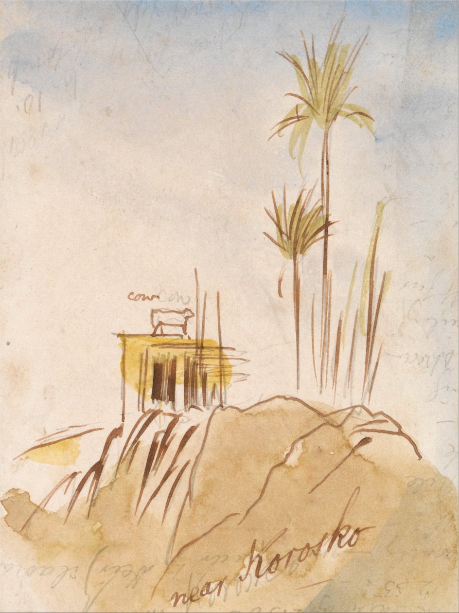 Cerca de Korosko de Edward Lear