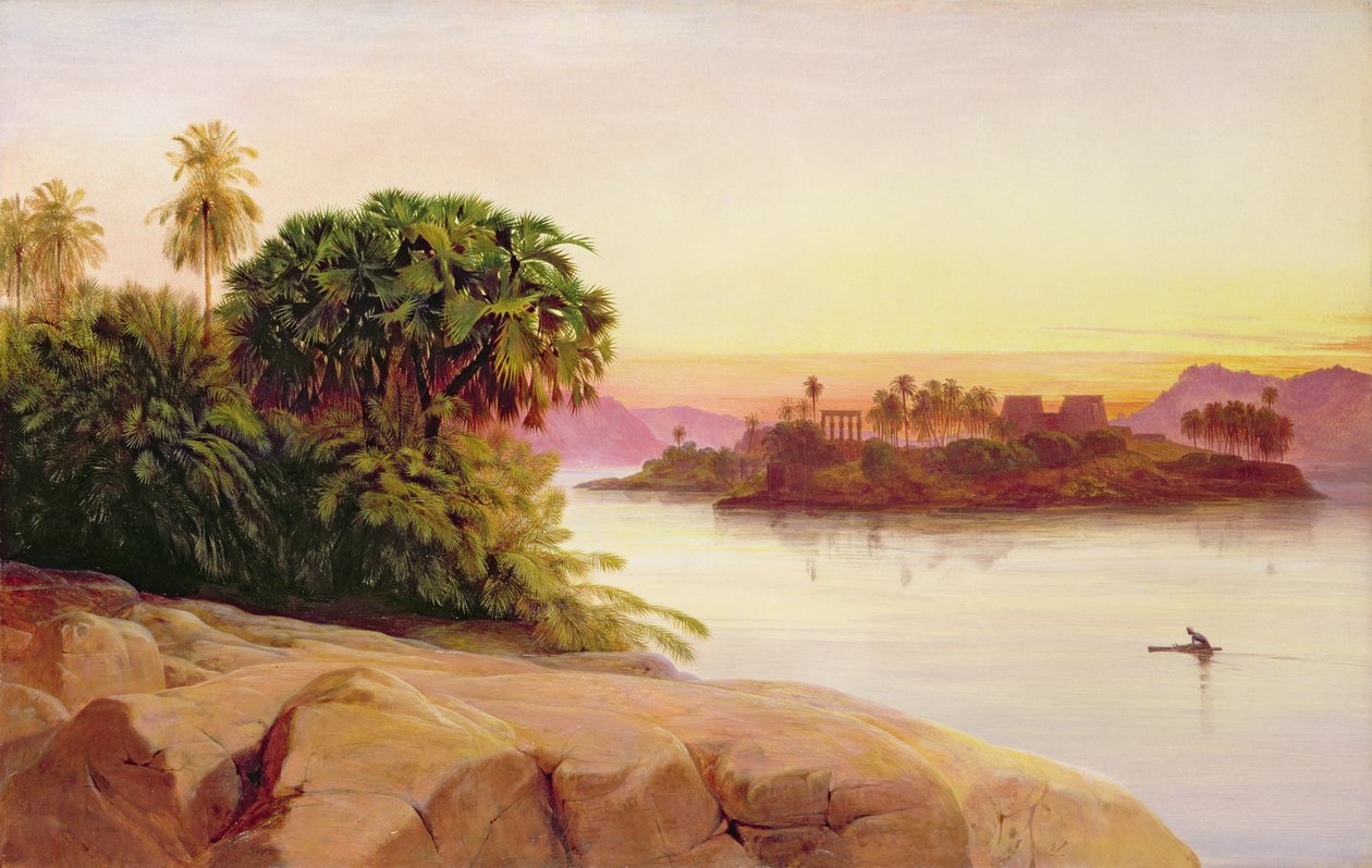 Philae, Egipto de Edward Lear