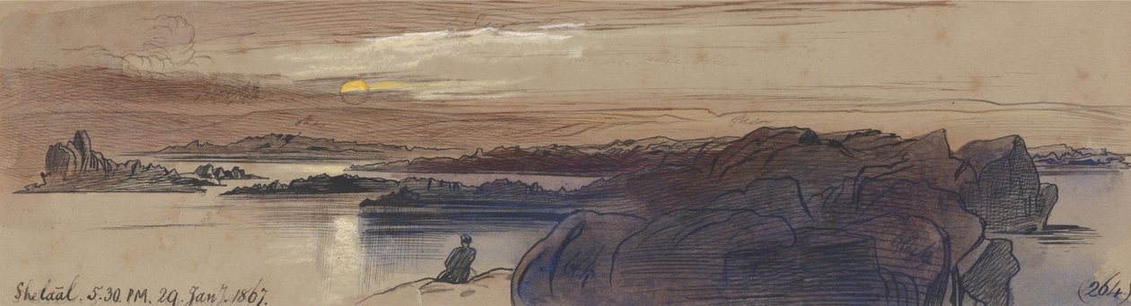 Shelaal, 5:30 am, 29 de enero de 1867 de Edward Lear