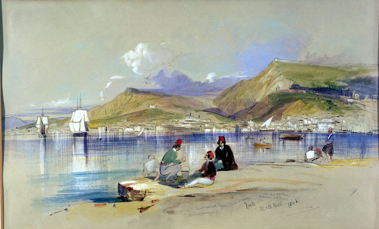 Zante, 1848 de Edward Lear