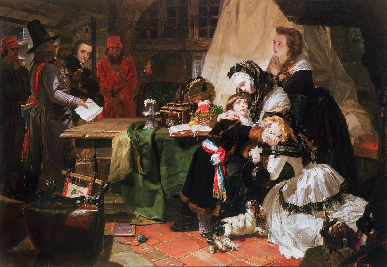 María Antonieta y sus hijos de Edward Matthew Ward