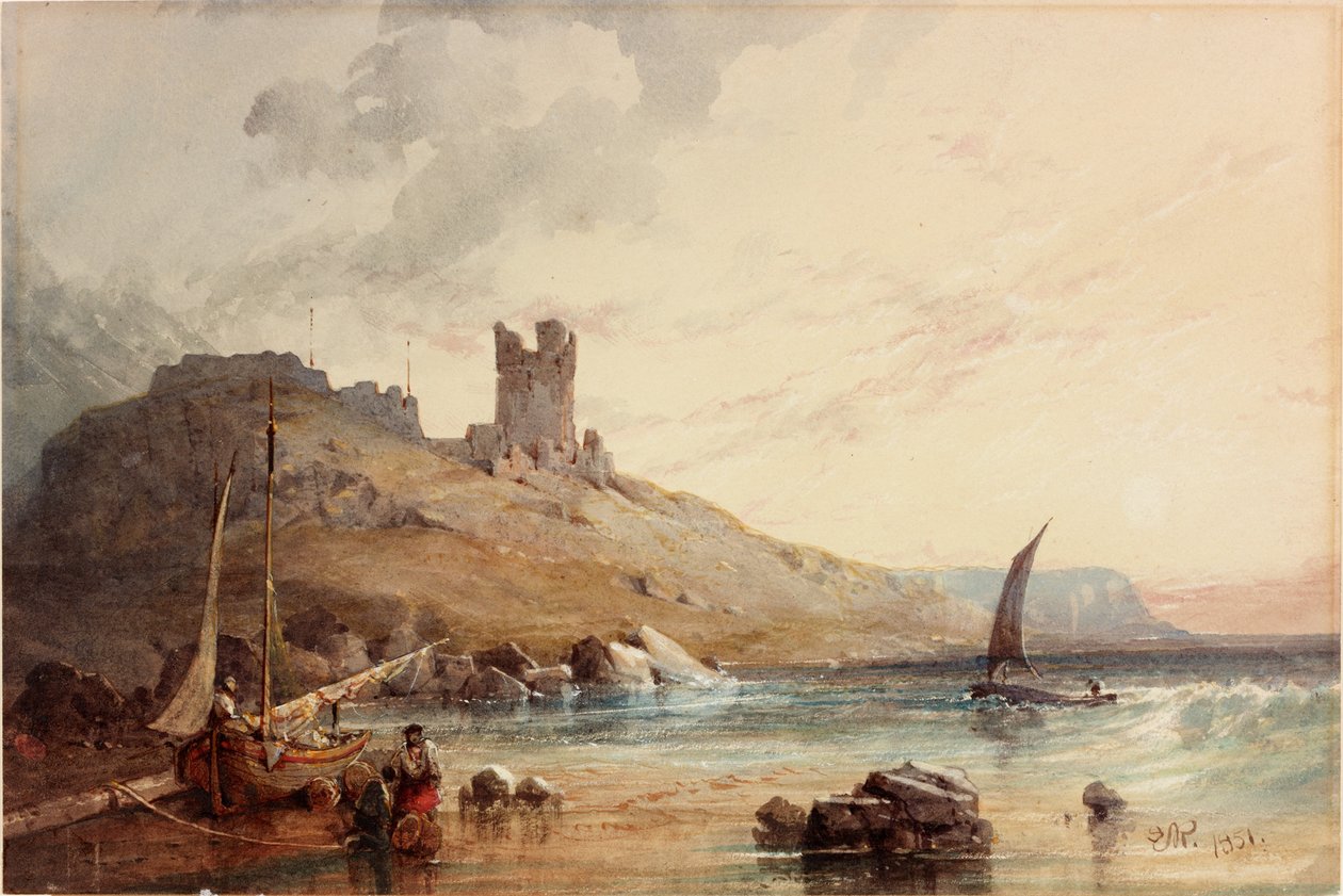 Castillo de Dunstanburgh de Edward Richardson