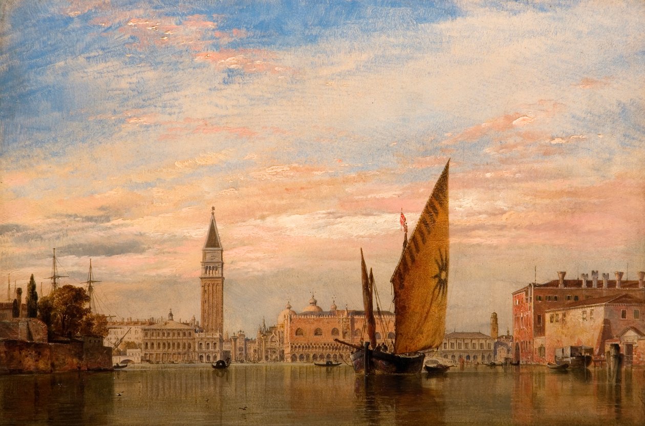 En el Gran Canal de Venecia, 1851 de Edward William Cooke