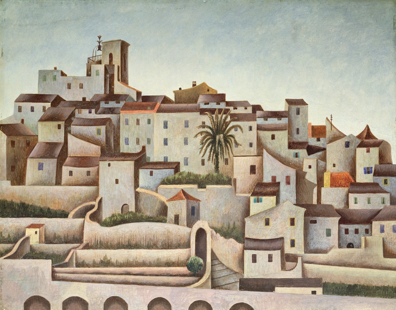 Biot, c.1925 (óleo sobre lienzo) de Edward Alexander Wadsworth