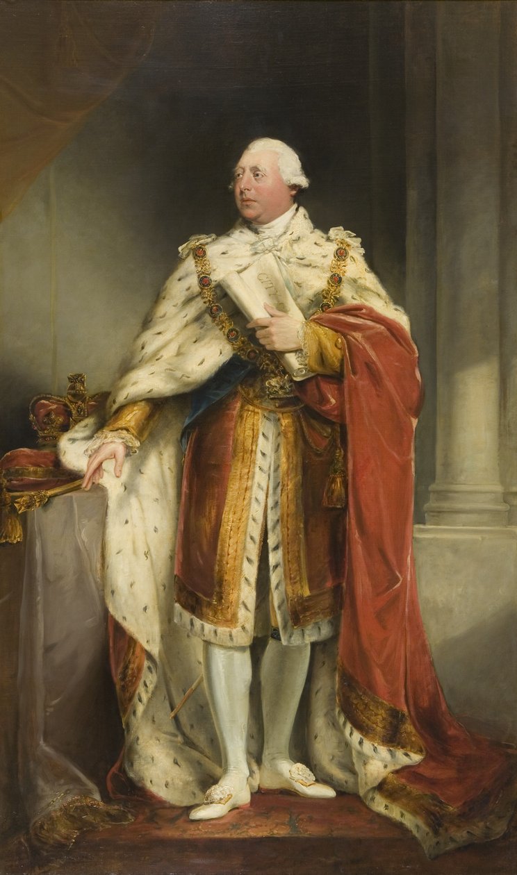 Retrato de Jorge III, c.1810-15 de Edward Bird