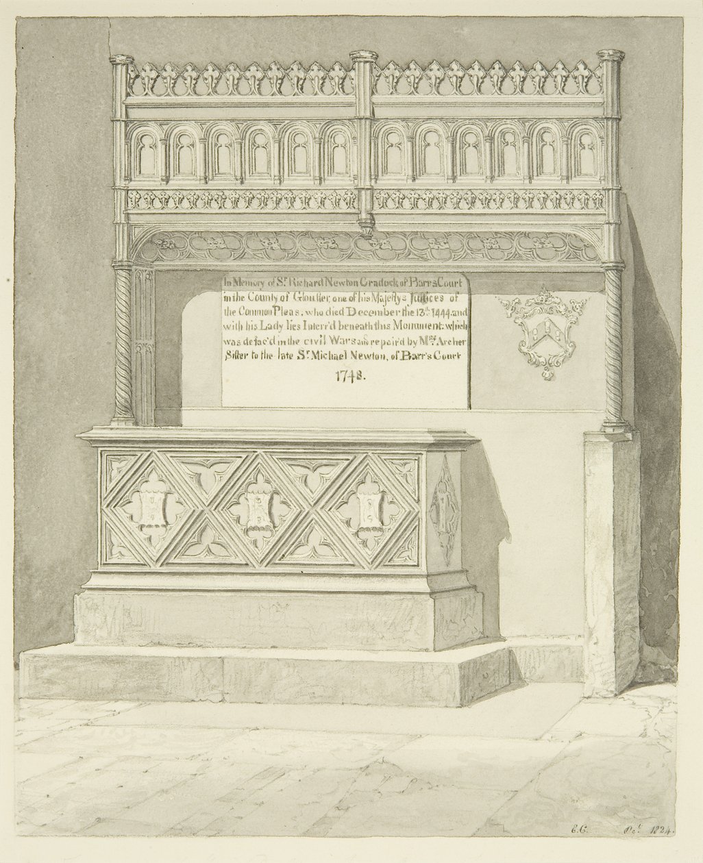 Monumento a Sir Richard Newton Cradock de Edward Cashin