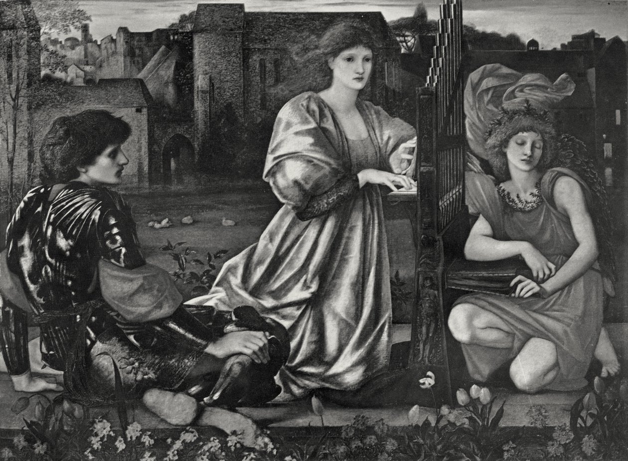 La canción de amor de Edward Coley (after) Burne Jones