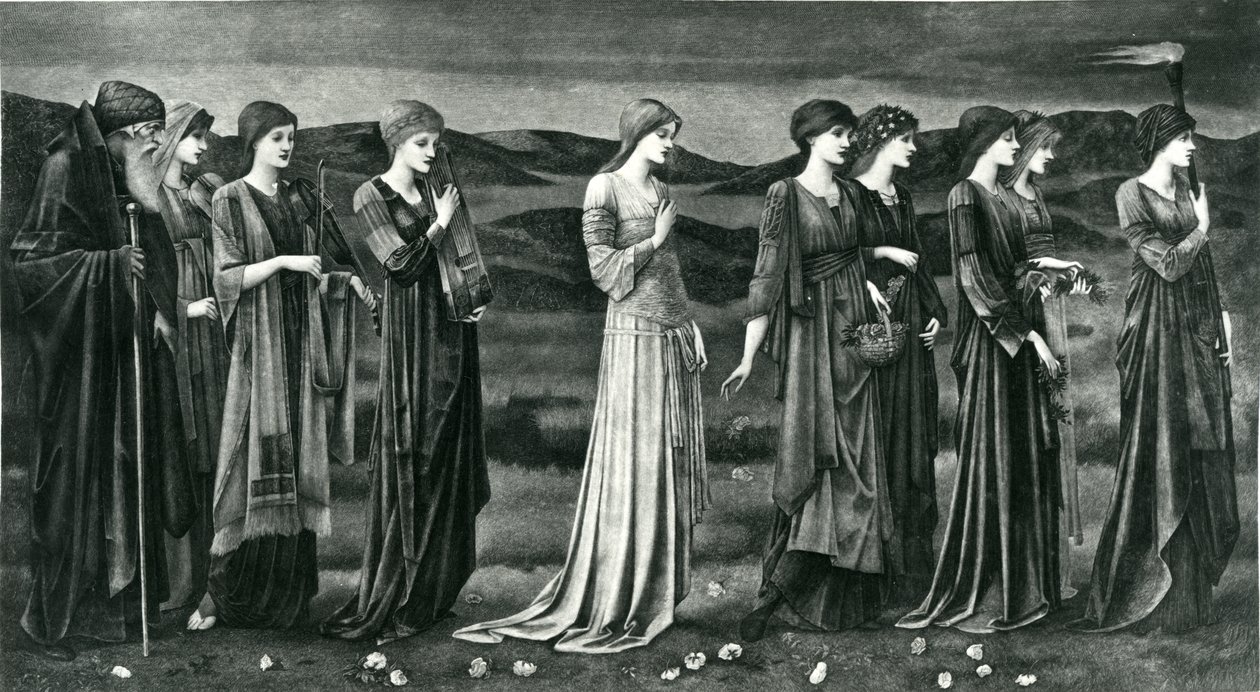 La Boda de Psique de Edward Coley (after) Burne Jones