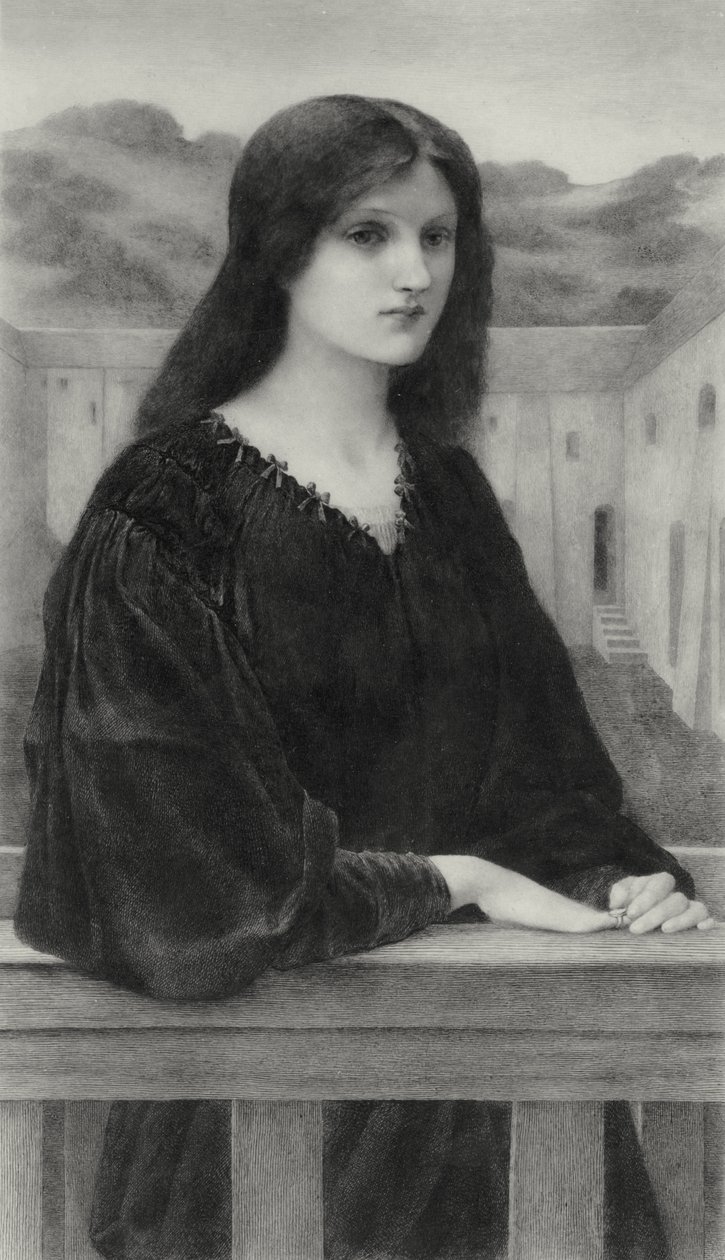 Vespertina Quies de Edward Coley (after) Burne Jones