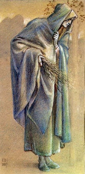 Figura con capa de Edward Coley Burne Jones