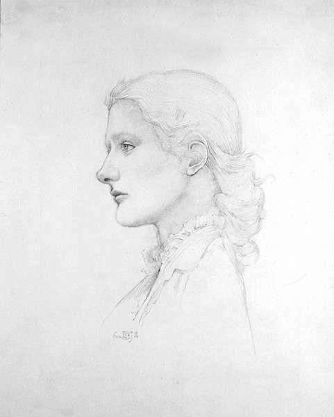 Retrato de Lucy Merrill de Edward Coley Burne Jones