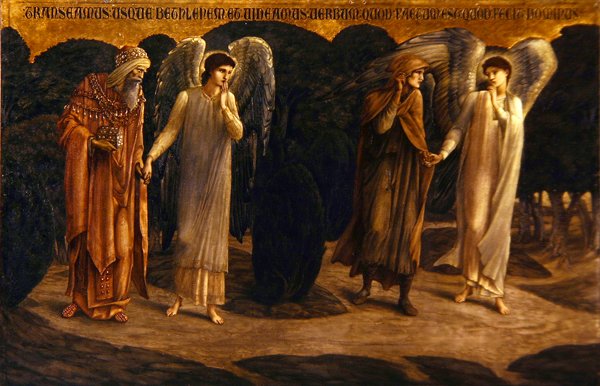 El rey y el pastor de Edward Coley Burne Jones