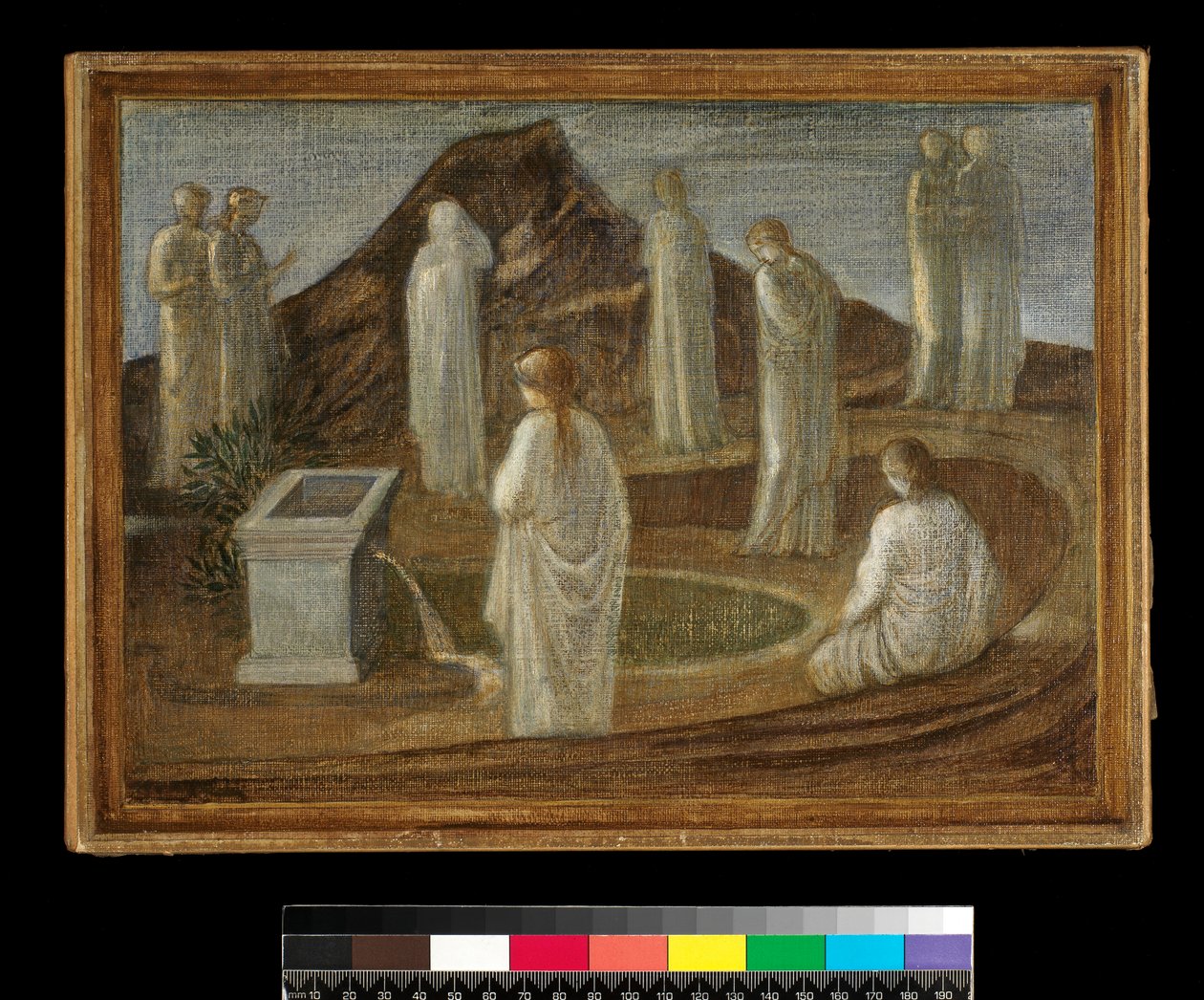 Un sueño de nueve musas de Edward Burne Jones