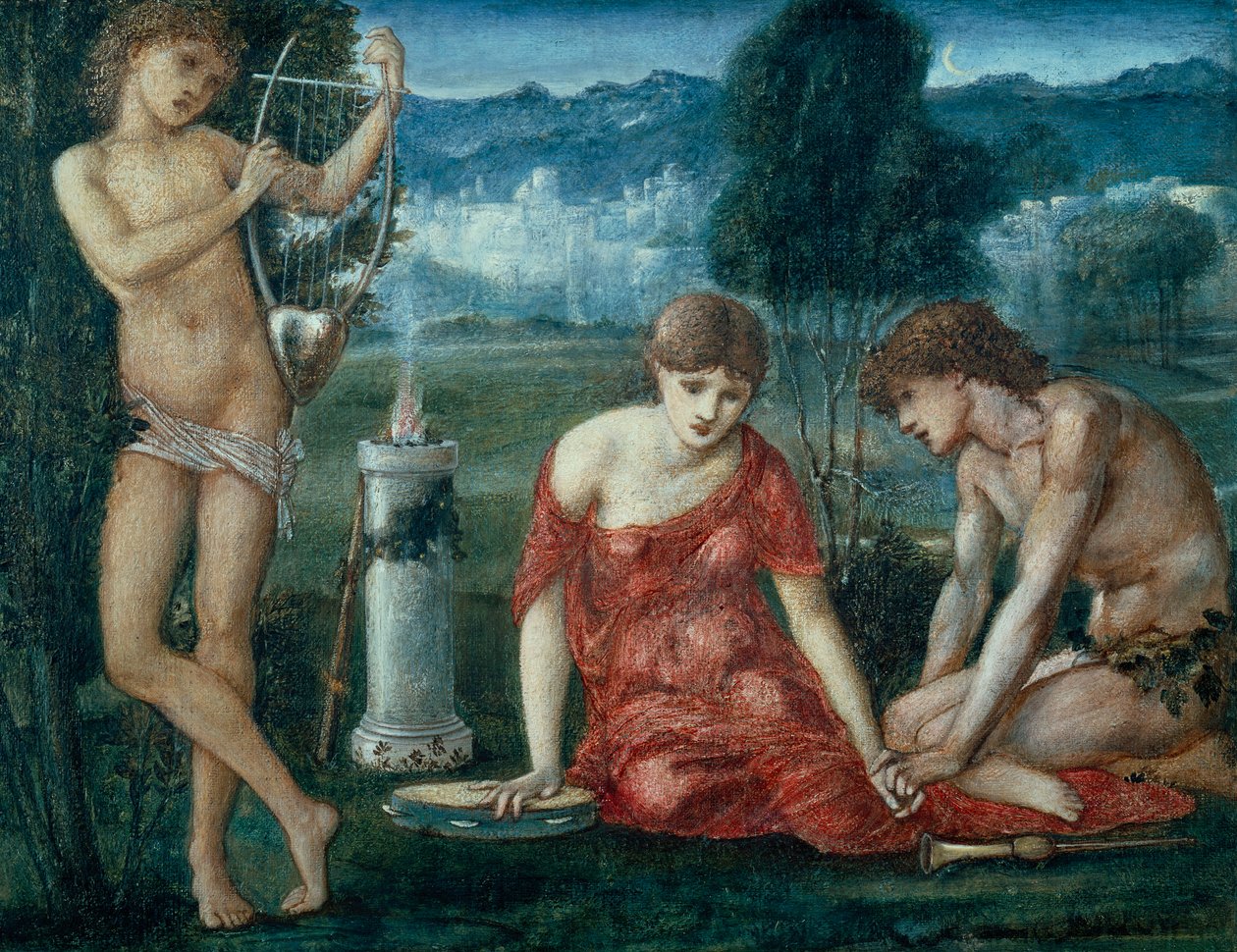 Un sacrificio a Hymen, 1875 de Edward Burne Jones