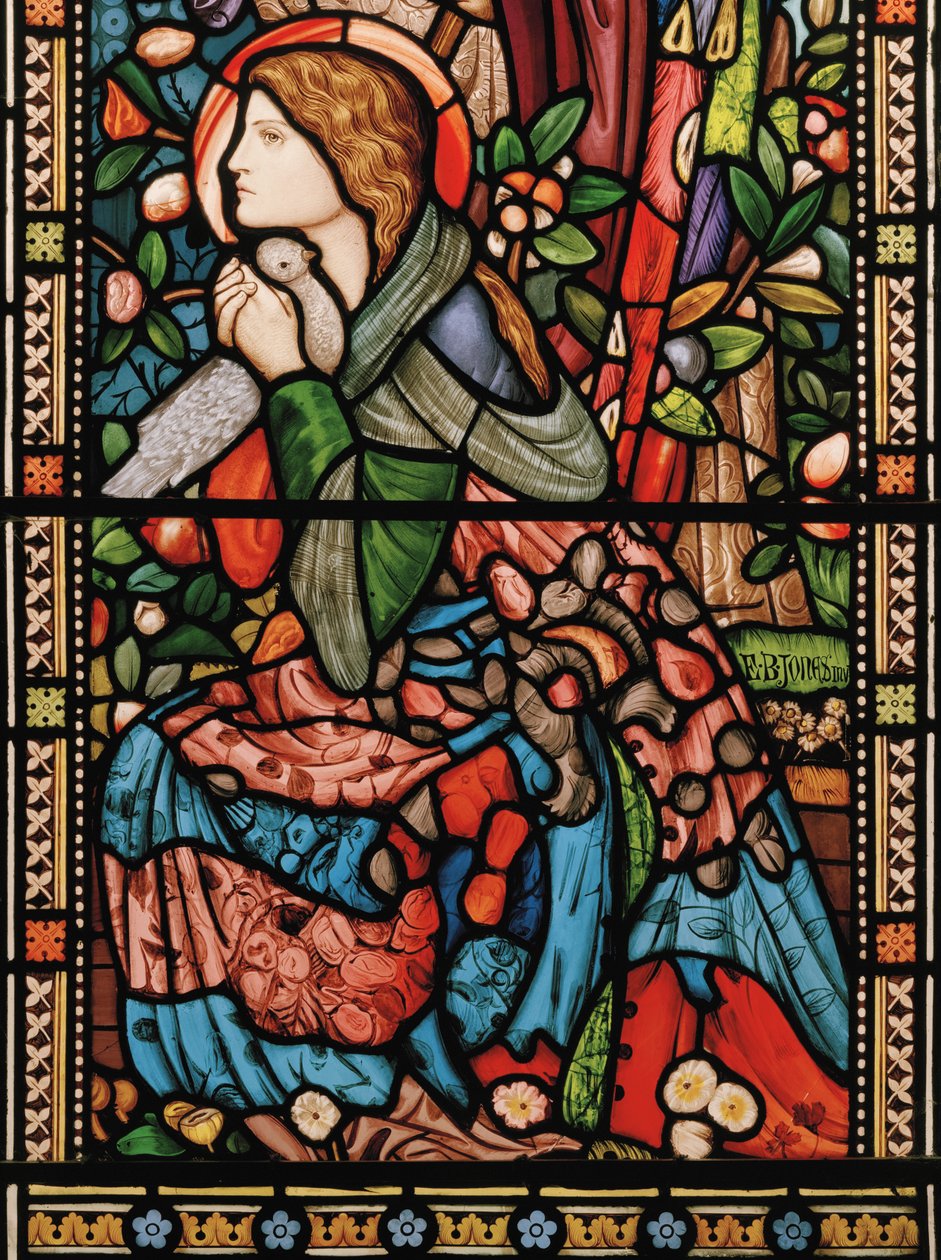 La Anunciación de Edward Burne Jones