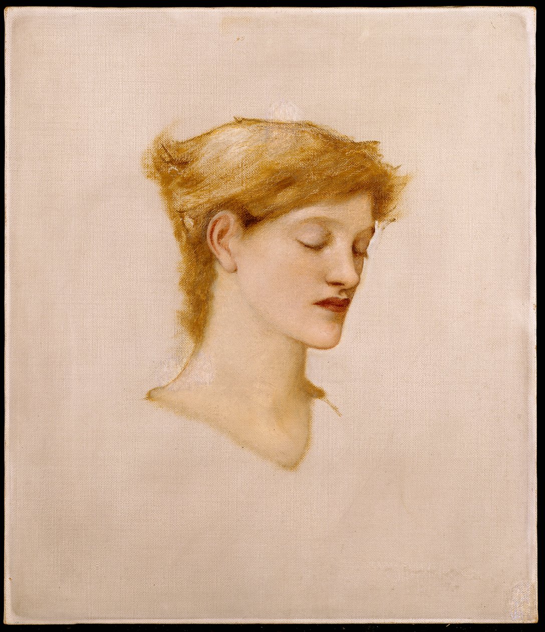 La cabeza de una mujer de Edward Burne Jones