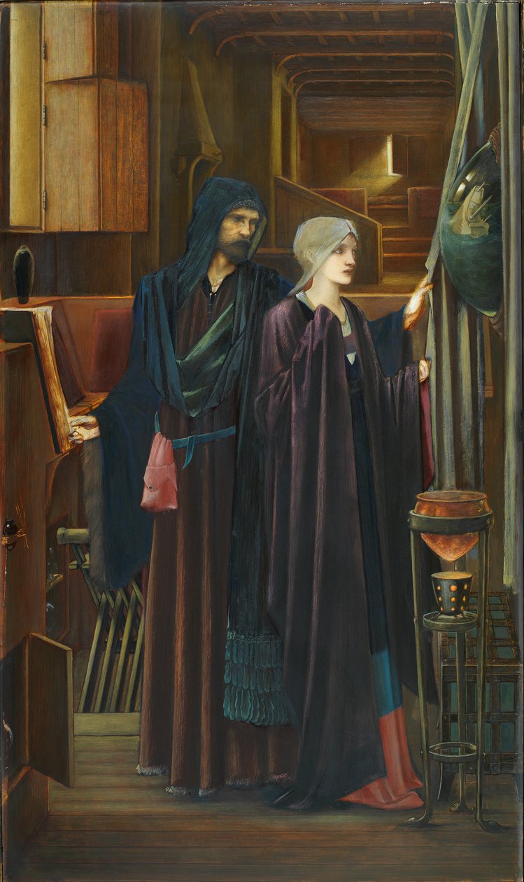 El mago, 1898 de Edward Burne Jones