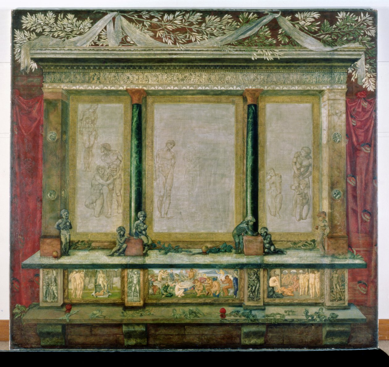 Tríptico de Troya, 1872-1898 de Edward Burne Jones