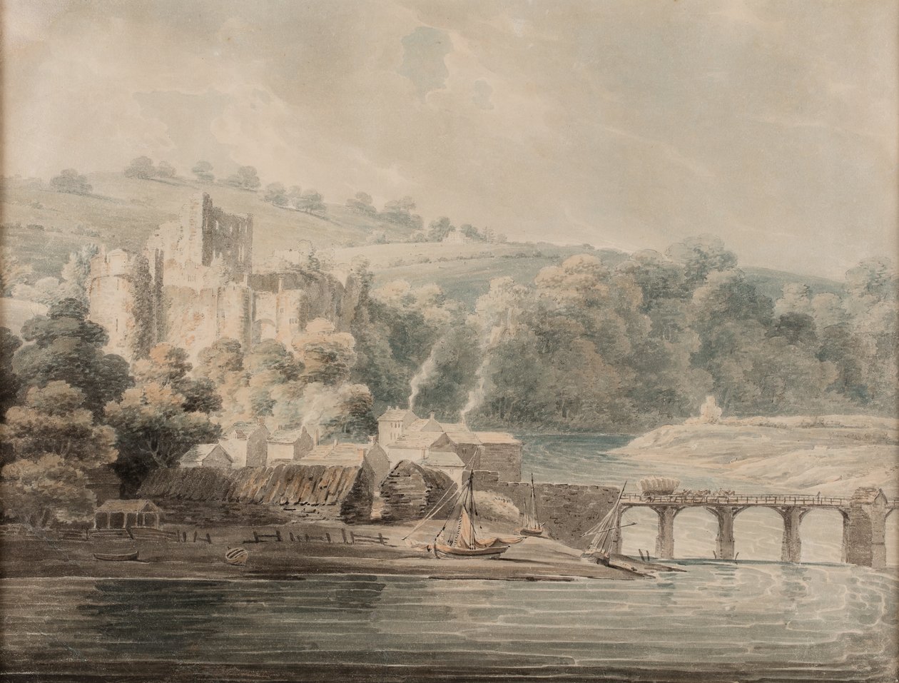 Castillo de Chepstow de Edward Dayes