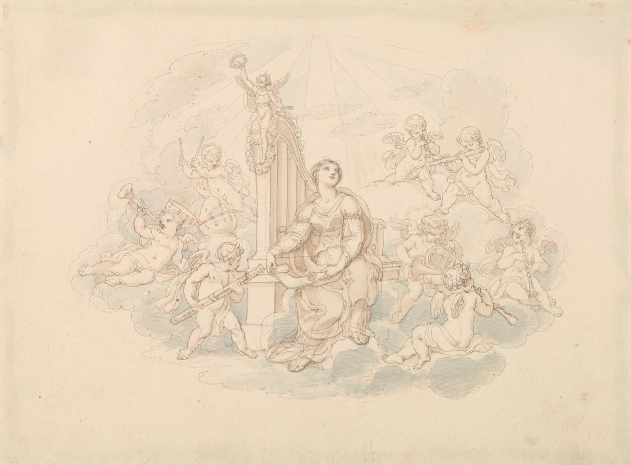 Orquesta celestial de Edward Francis Burney