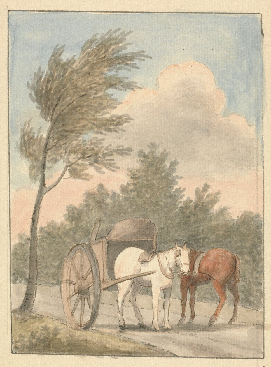 Carro de caballos de Edward Francis Burney
