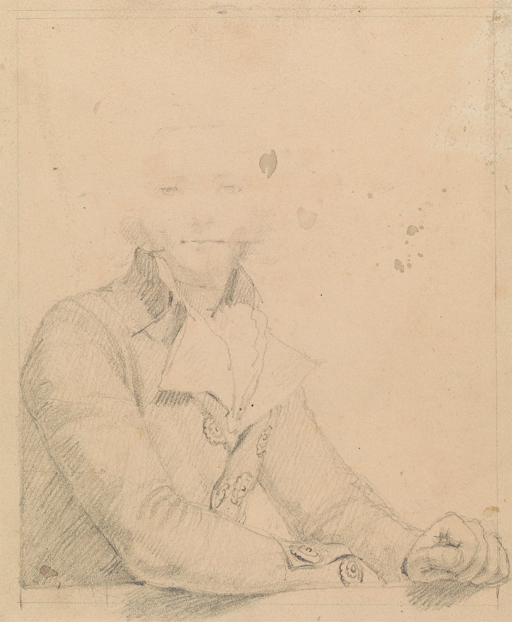 Hombre desconocido de Edward Francis Burney